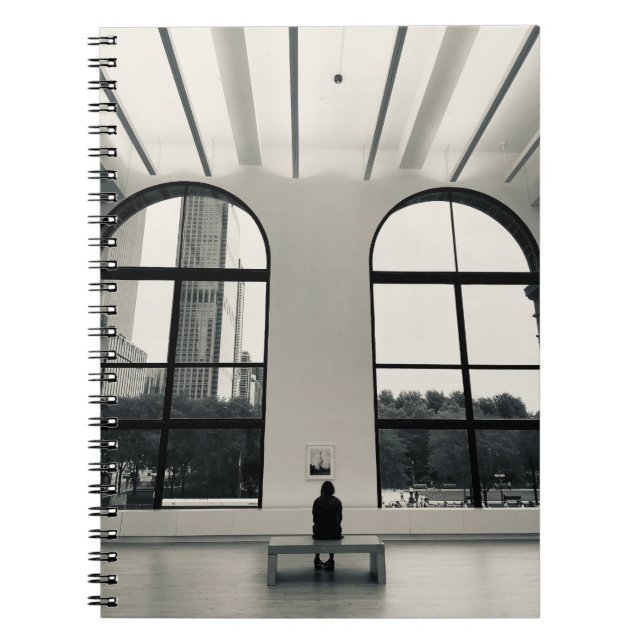 Cuaderno Arte de Chicago, negro y blanco (Frente)