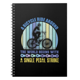 Cuaderno Arte De Ciclismo En Bicicleta Alrededor