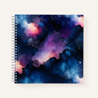 Cuaderno Arte de cielo nocturno de galaxia soñadora
