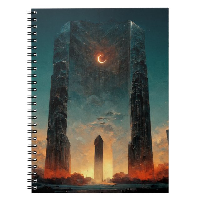 Cuaderno Arte de ciencia ficción de Black Gate (Frente)