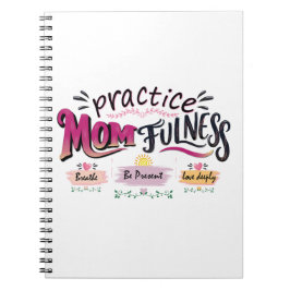 Cuaderno Arte de cita de mamá consciente Practica la mamá