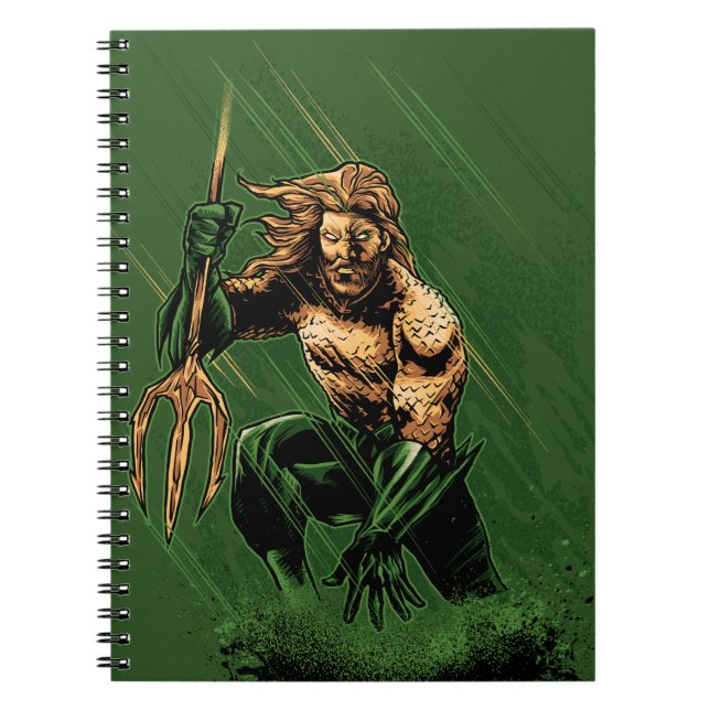Cuaderno Arte de cómic dinámico del guerrero Tridente del R (Frente)