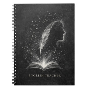 Cuaderno Arte de Constelación de Polvo de Tiza para Profeso