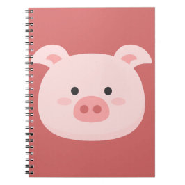 Cuaderno Arte de cumpleaños para niños cerdito