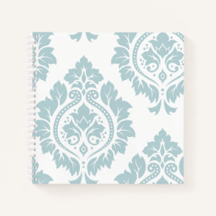 Cuaderno Arte de Damasco Decorativo I Azul Huevo de Pato so