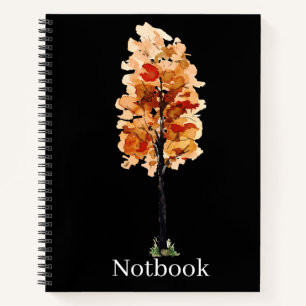 Cuaderno Arte de dibujo de flores boho personalizado para b