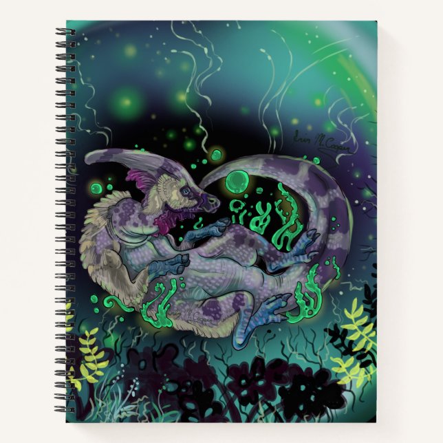 Cuaderno Arte de Dinosaurios de Duckbill (Anverso)