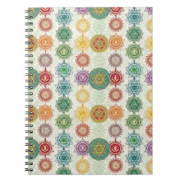 Cuaderno Arte de diseño de mandala con símbolo de energía Z