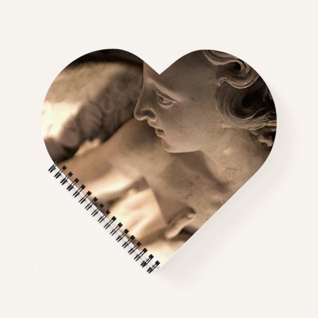 Cuaderno Arte de escultura de ángel de mármol Imprimir (Anverso)