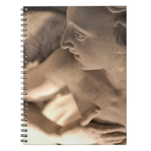 Cuaderno Arte de escultura de ángel de mármol Imprimir