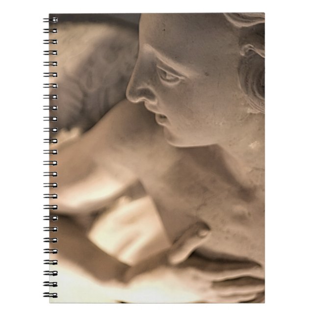 Cuaderno Arte de escultura de ángel de mármol Imprimir (Frente)