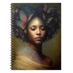 Cuaderno Arte de fantasía de diosa negra