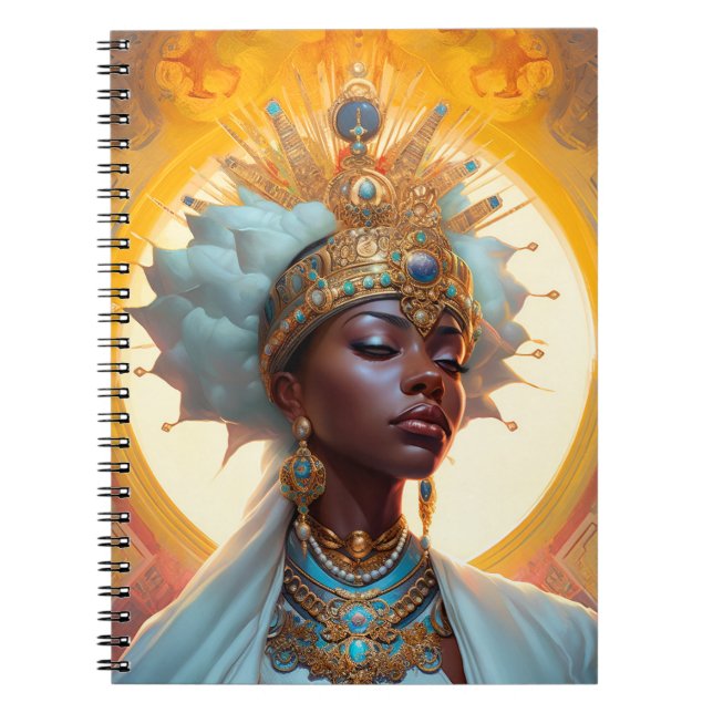 Cuaderno Arte de fantasía de la diosa reina (Frente)