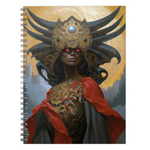 Cuaderno Arte de fantasía de la diosa reina