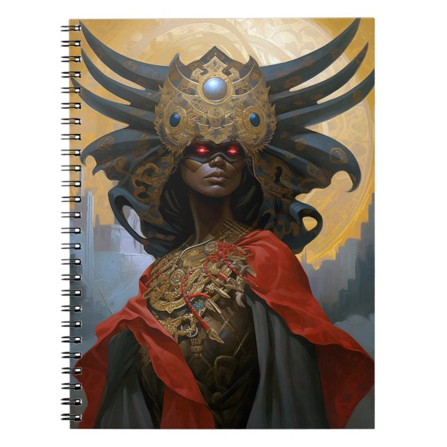 Cuaderno Arte de fantasía de la diosa reina (Frente)