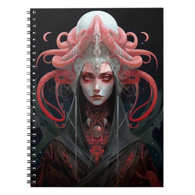 Cuaderno Arte de fantasía de la Reina Demonio (Frente)