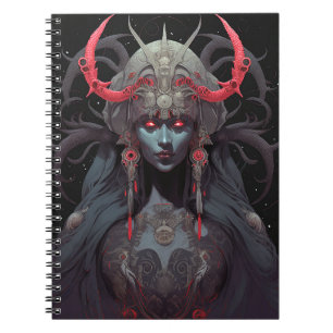 Cuaderno Arte de fantasía de la Reina Demonio