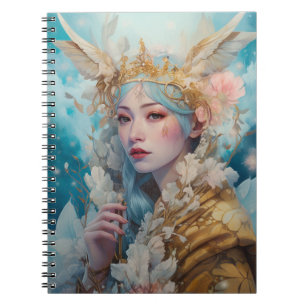 Cuaderno Arte de fantasía de reina de la nieve