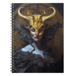 Cuaderno Arte de fantasía de reina oscura