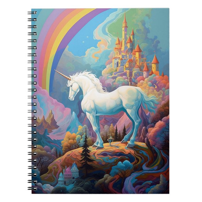 Cuaderno Arte de fantasía de Unicorn (Frente)