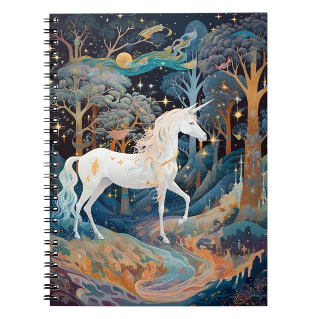 Cuaderno Arte de fantasía de Unicorn (Frente)