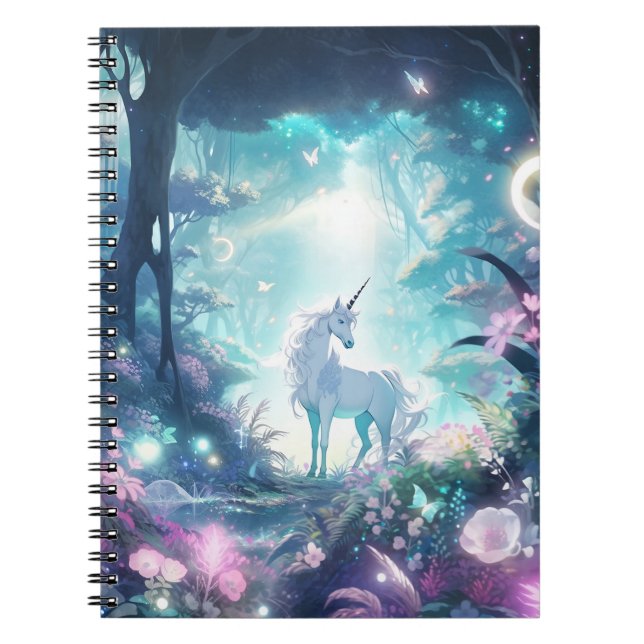 Cuaderno Arte de fantasía de Unicorn (Frente)