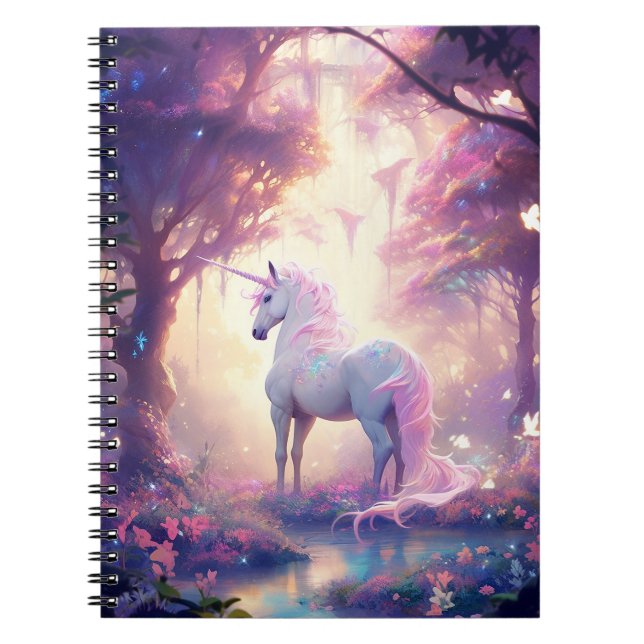 Cuaderno Arte de fantasía de Unicorn (Frente)