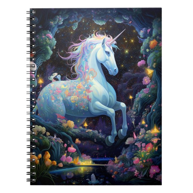 Cuaderno Arte de fantasía de Unicorn (Frente)