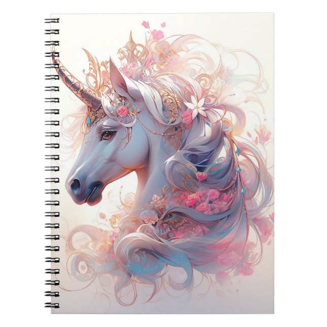 Cuaderno Arte de fantasía de Unicorn (Frente)