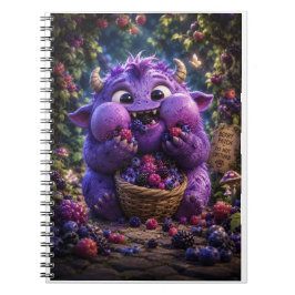 Cuaderno Arte de fantasía del bosque del monstruo lindo lad