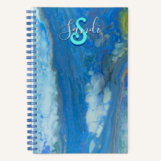 Cuaderno Arte de fluidos acrílicos de Ocean Stream