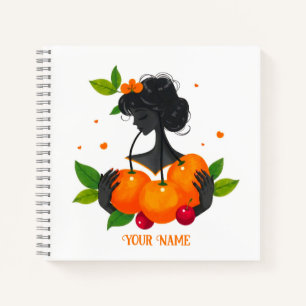 Cuaderno Arte de Frutas Femeninas – Chica Cítrica