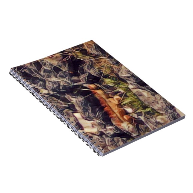 Cuaderno Arte de Guana Naranja (Lado Derecho)