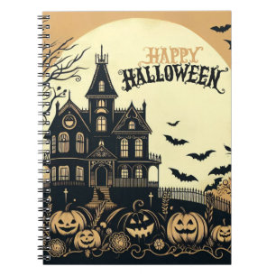 Cuaderno Arte de Halloween feliz