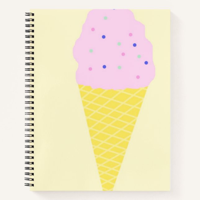 Cuaderno arte de helados (Anverso)