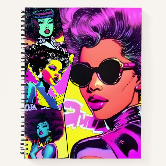 Cuaderno Arte de historietas retro (Anverso)