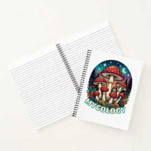 Cuaderno Arte de Hongos del Bosque Encantado