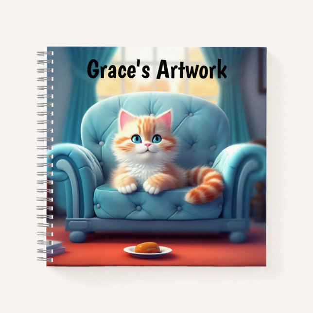 Cuaderno Arte de Kitten (Anverso)