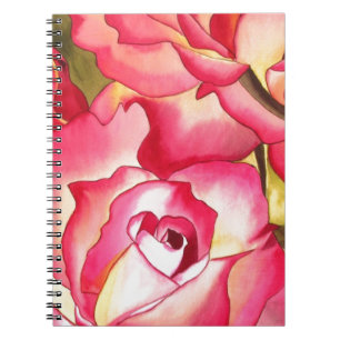 Cuaderno arte de la acuarela de Hannah Gordon rosa Rose