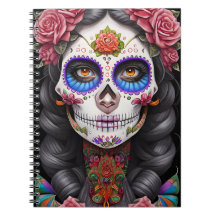 Arte de la calavera del azúcar - maquillaje de crá