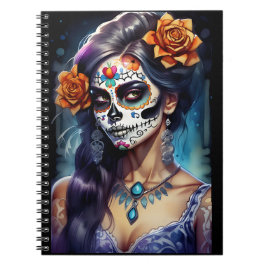 Cuaderno Arte de la Calavera del Azúcar - Rostros del Festi