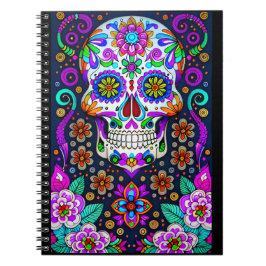 Cuaderno Arte de la calavera del azúcar - Vida en muerte