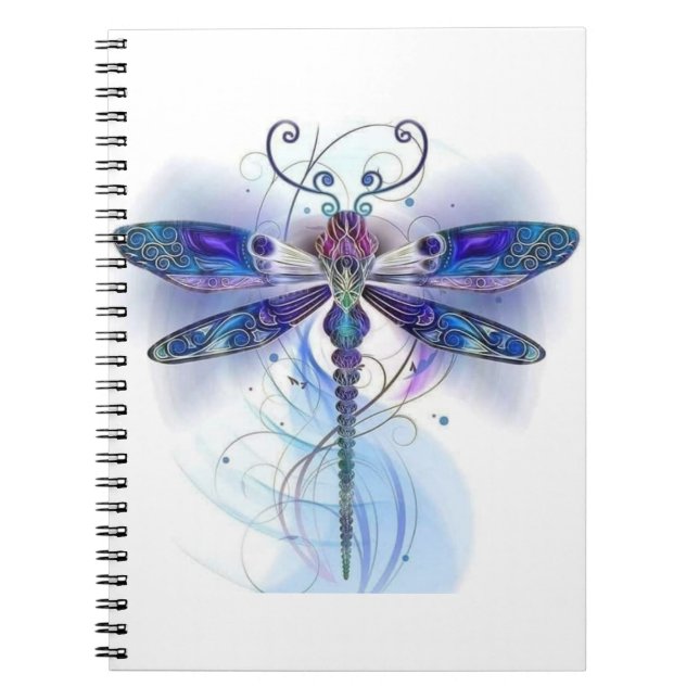 Cuaderno arte de la libélula acuática (Frente)