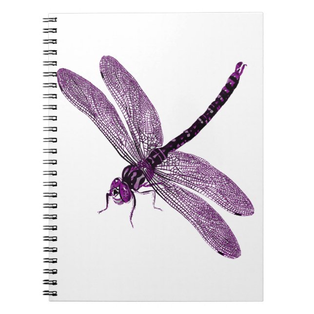 Cuaderno Arte de la libélula del orgullo asexual (Frente)
