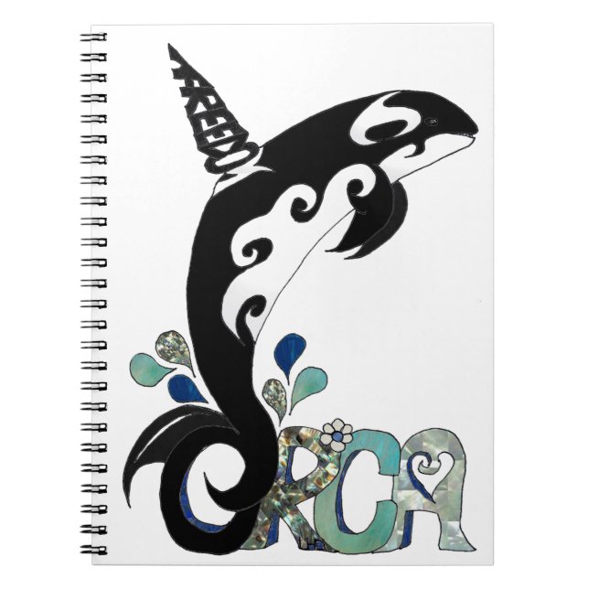 Cuaderno Arte de la Libertad de las Orcas (Frente)