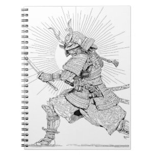 Cuaderno Arte de la línea de precisión de Samurai iluminado