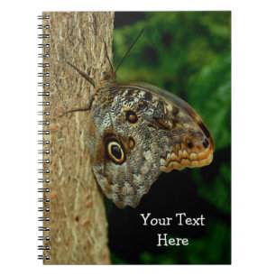 Cuaderno Arte de la naturaleza de la mariposa marrón