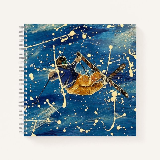 Cuaderno Arte de la plataforma de salto de esquí (Anverso)
