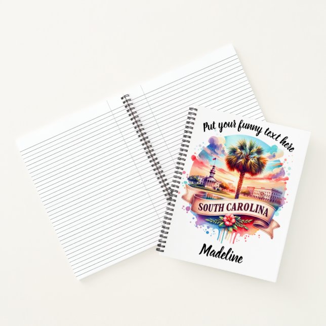 Cuaderno Arte de la vibrante cultura de Carolina del Sur (Interior)
