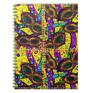 Cuaderno Arte de Mardi Gras